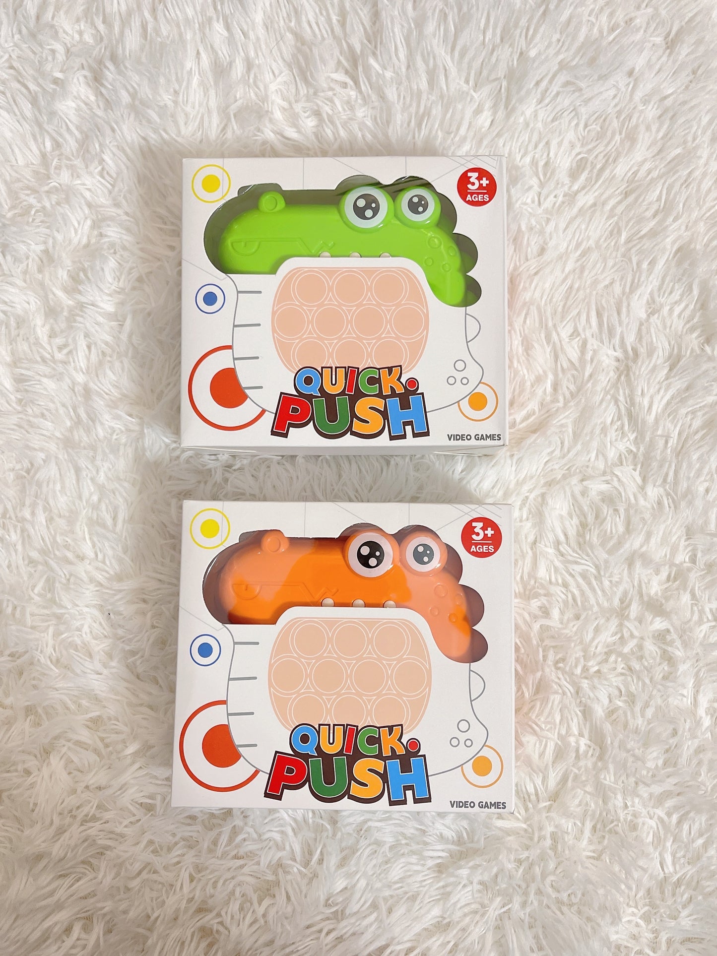 Cute Alligator Design Quick Push Video Games