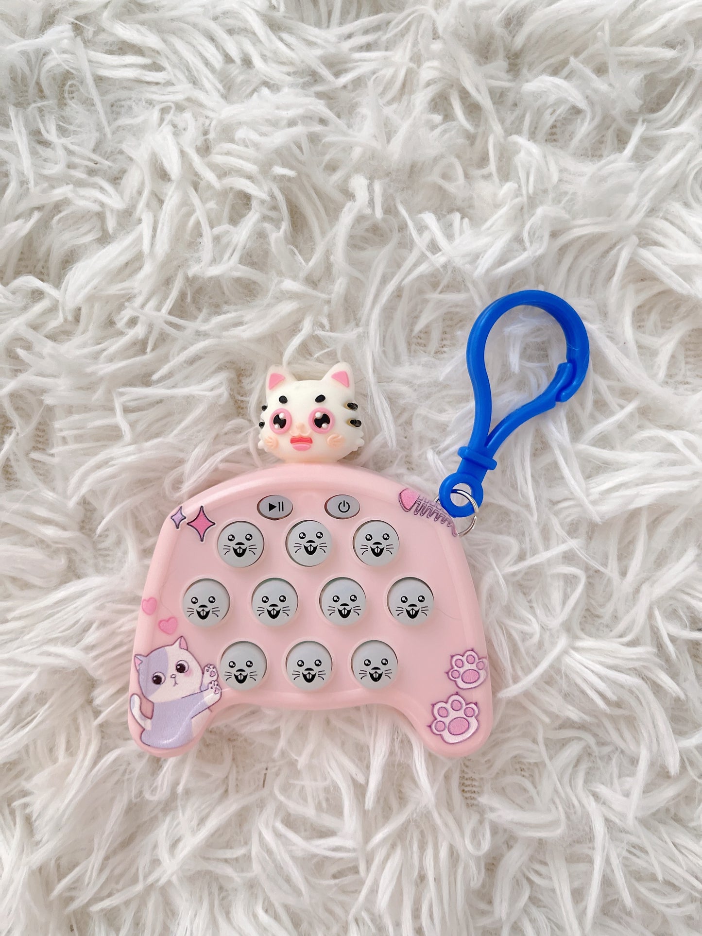 Mini Quich Push in Cute Animal Design Keychains, Bag Decoration, Frog, Cat, Giraffe, Monkey, Penguin, Elephant