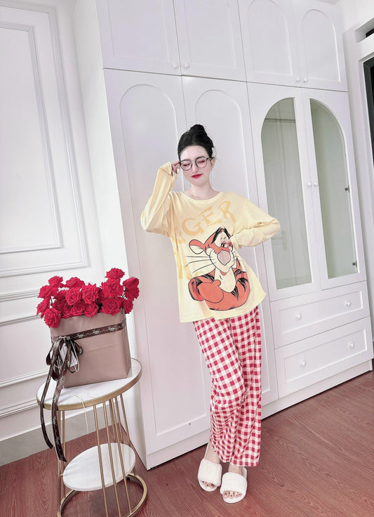 Yellow Tigger Cotton Long Sleeve