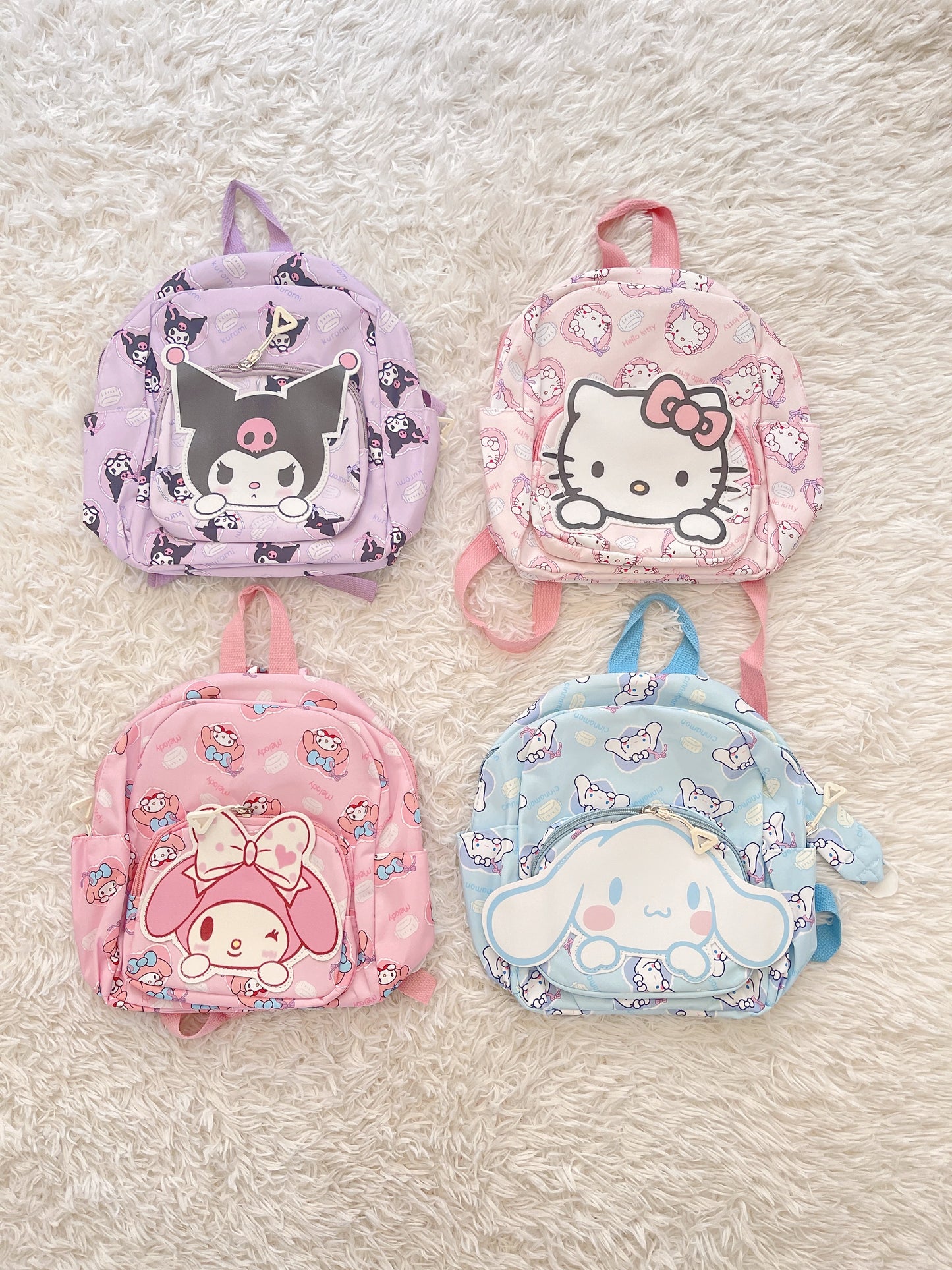 Kawaii Sanrio Characters Backpack for Kids Back To School Gift Idea For Kids Hello Kitty Cinnamoroll Kuromi MyMelody