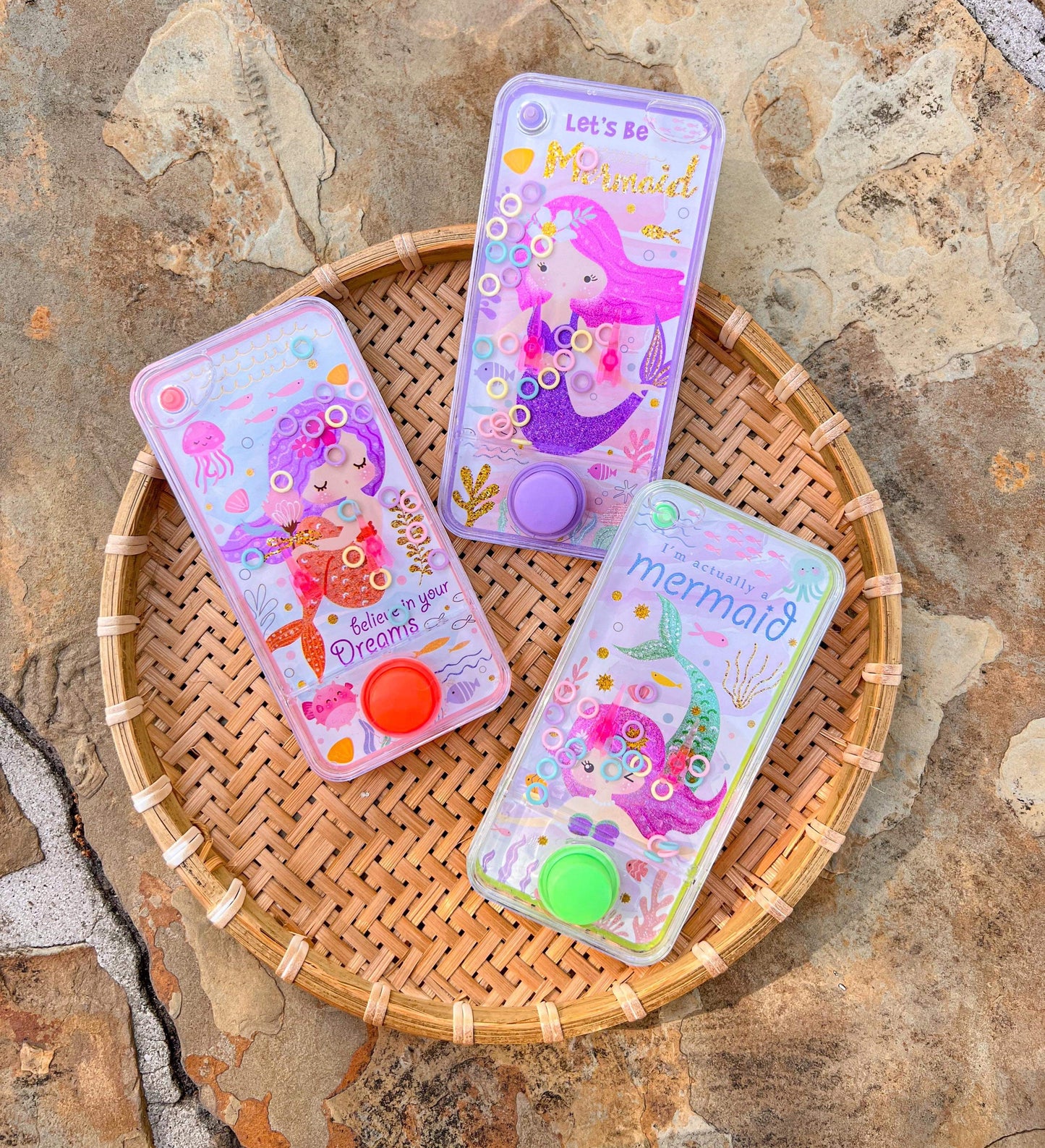 Mermaid Toys Water Ring Toss Handheld Game Water Toys (Assorted)