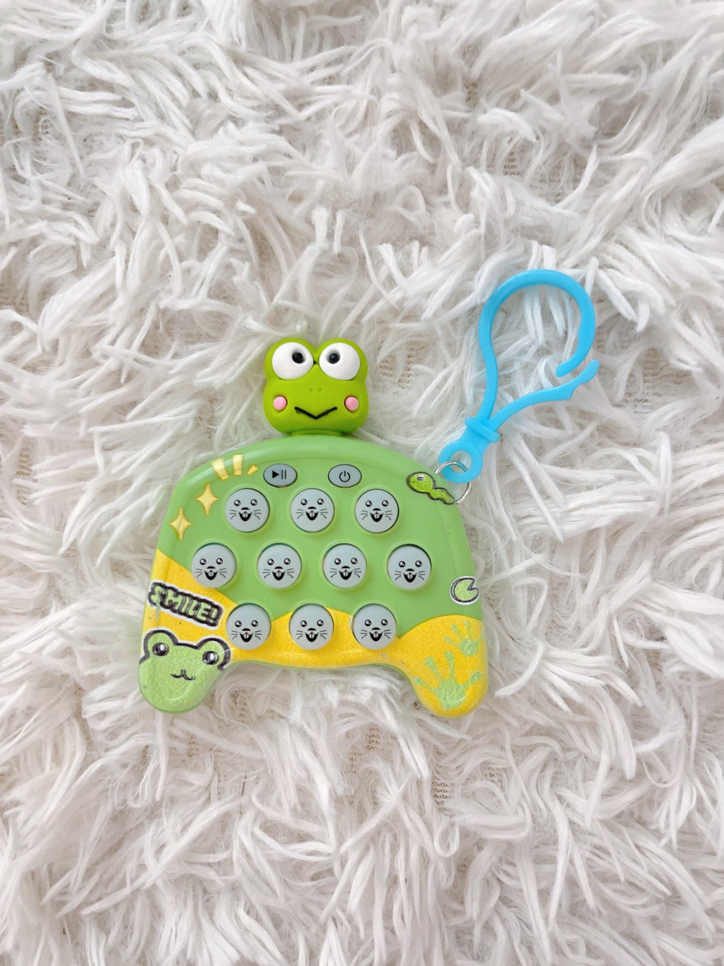 Mini Quich Push in Cute Animal Design Keychains, Bag Decoration, Frog, Cat, Giraffe, Monkey, Penguin, Elephant