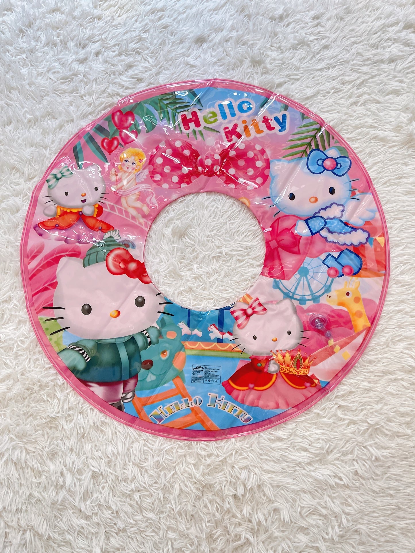 Cute Sanrio Float Swimming Ring Inflatable Swimming Ring for Kid Gift Idea For Kids Hello Kitty Kuromi MyMelody Pochacco