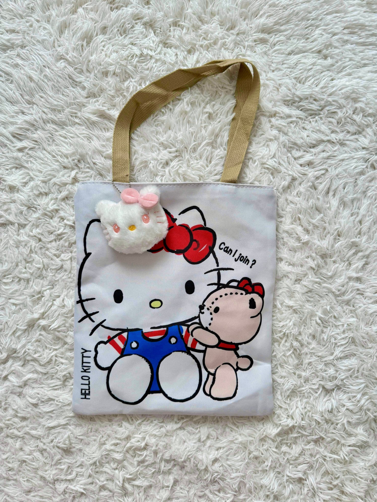 Hello Kitty and Bear Tote Bag