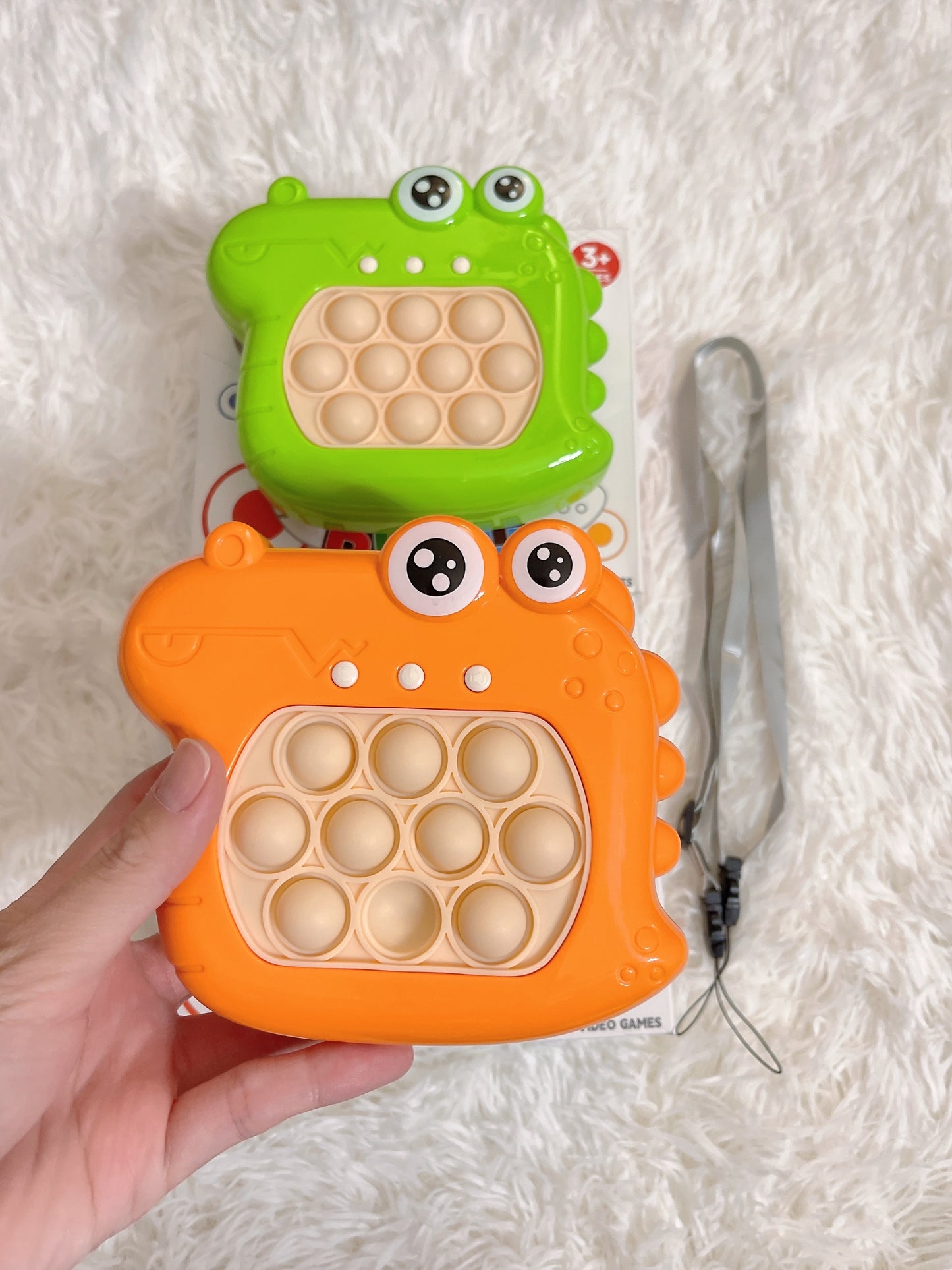 Cute Alligator Design Quick Push Video Games