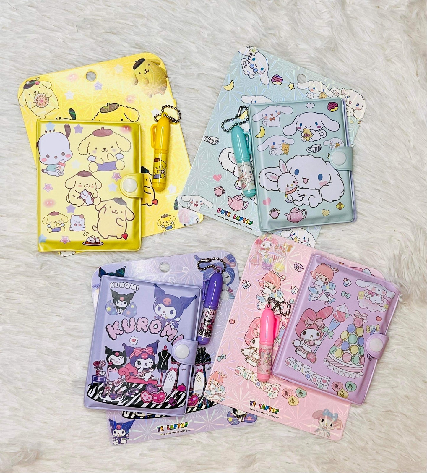 Cute Kawaii Mini Sanrio Characters Notebooks Notepads Stattionery Back To School Gift Idea For Kids