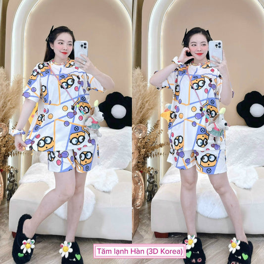 Minion Ribbed Cotton Short Set