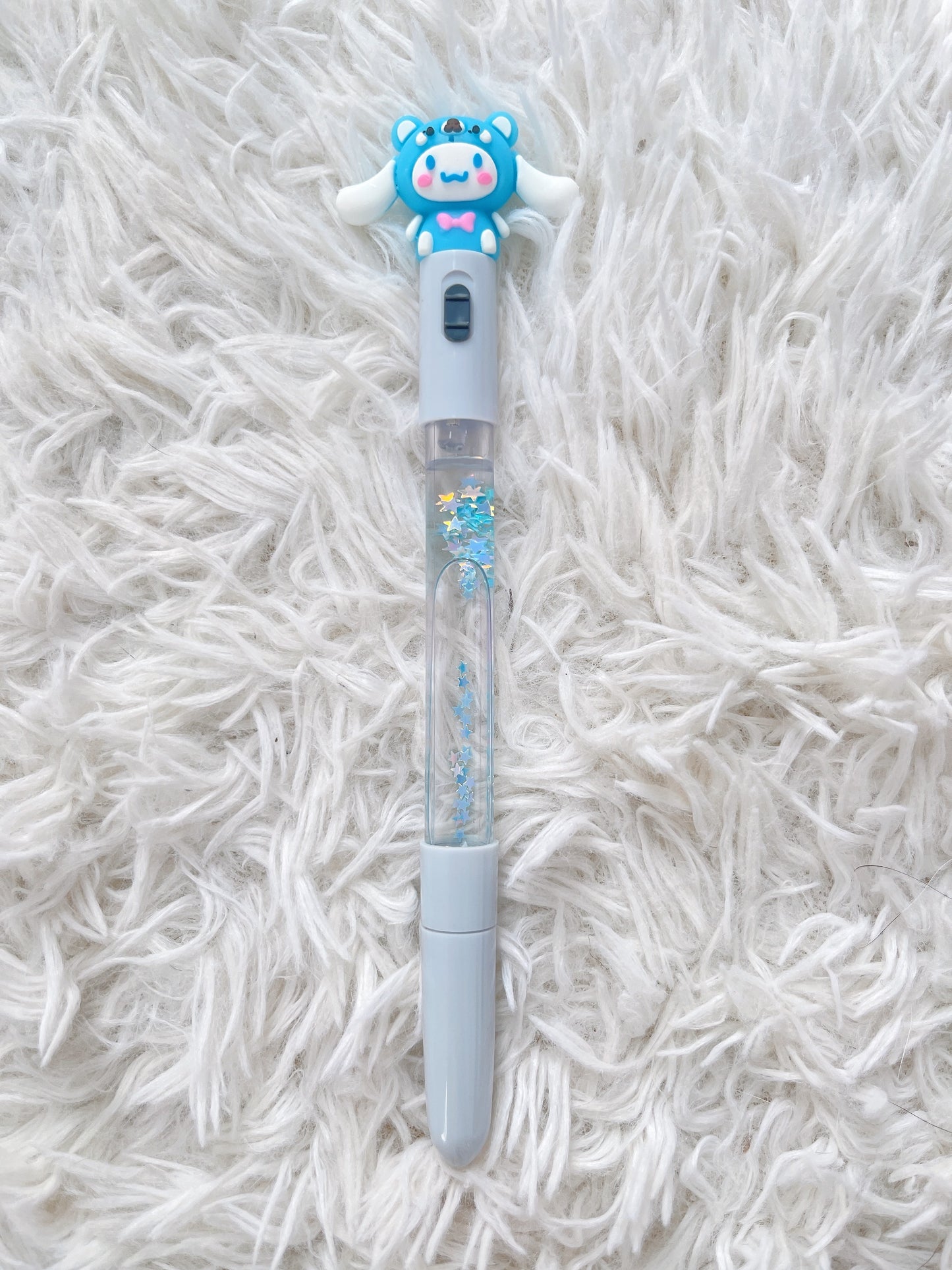 Cute/Kawaii Sanrio Characters Gel Pen with Light and Water Tank with Star 0.38mm, School Supply, Hello Kitty, Kuromi, Cinnamoroll, My Melody