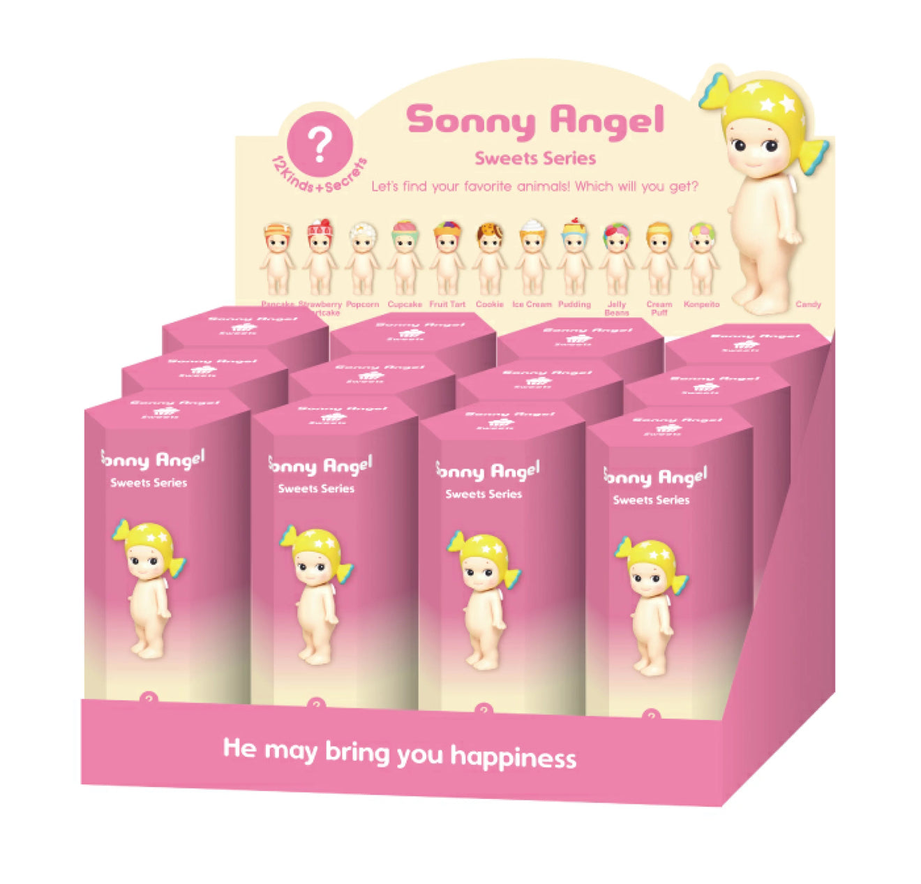 Sonny Angel - Sweets Series - Cute Angel Figures, Birthday Blind Box 1pcs Gifts(Randomly)