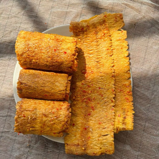 Vietnamese Flavored Dried Squid Sheets 300gram | Mực Cán Tẩm Vị Ăn Vặt
