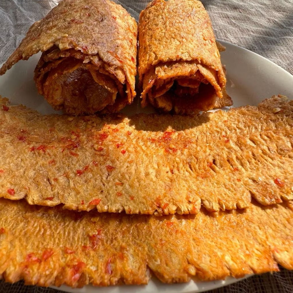 Vietnamese Flavored Dried Squid Sheets 300gram | Mực Cán Tẩm Vị Ăn Vặt