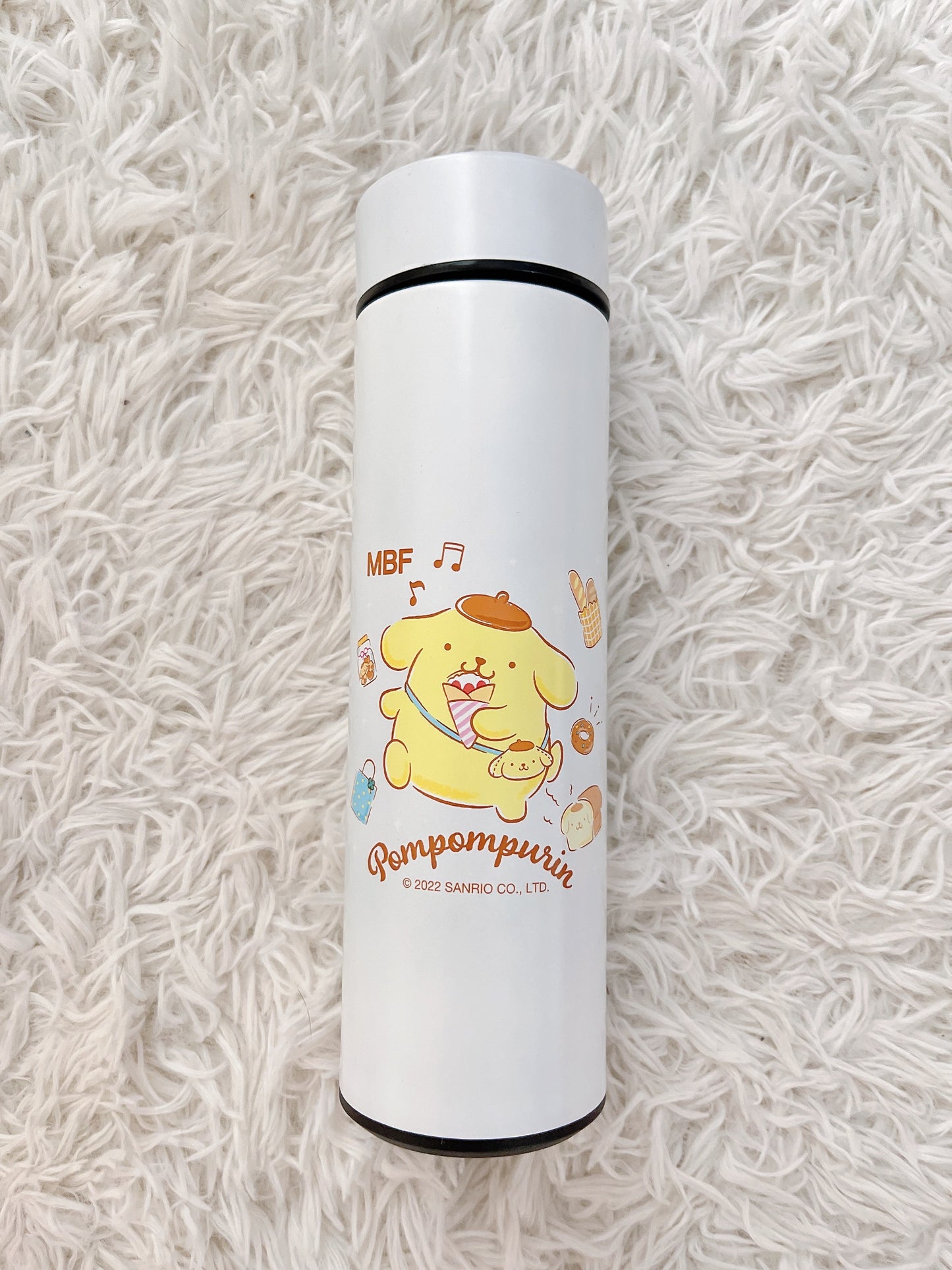 Sanrio Smart Water Bottles with Digital Temperature Display. Tea Infuser Bottle LED Thermal Cup Double Walled Water Bottle Stainless Steel Smart Mug Water Flask Leak Proof Mug - 500ml