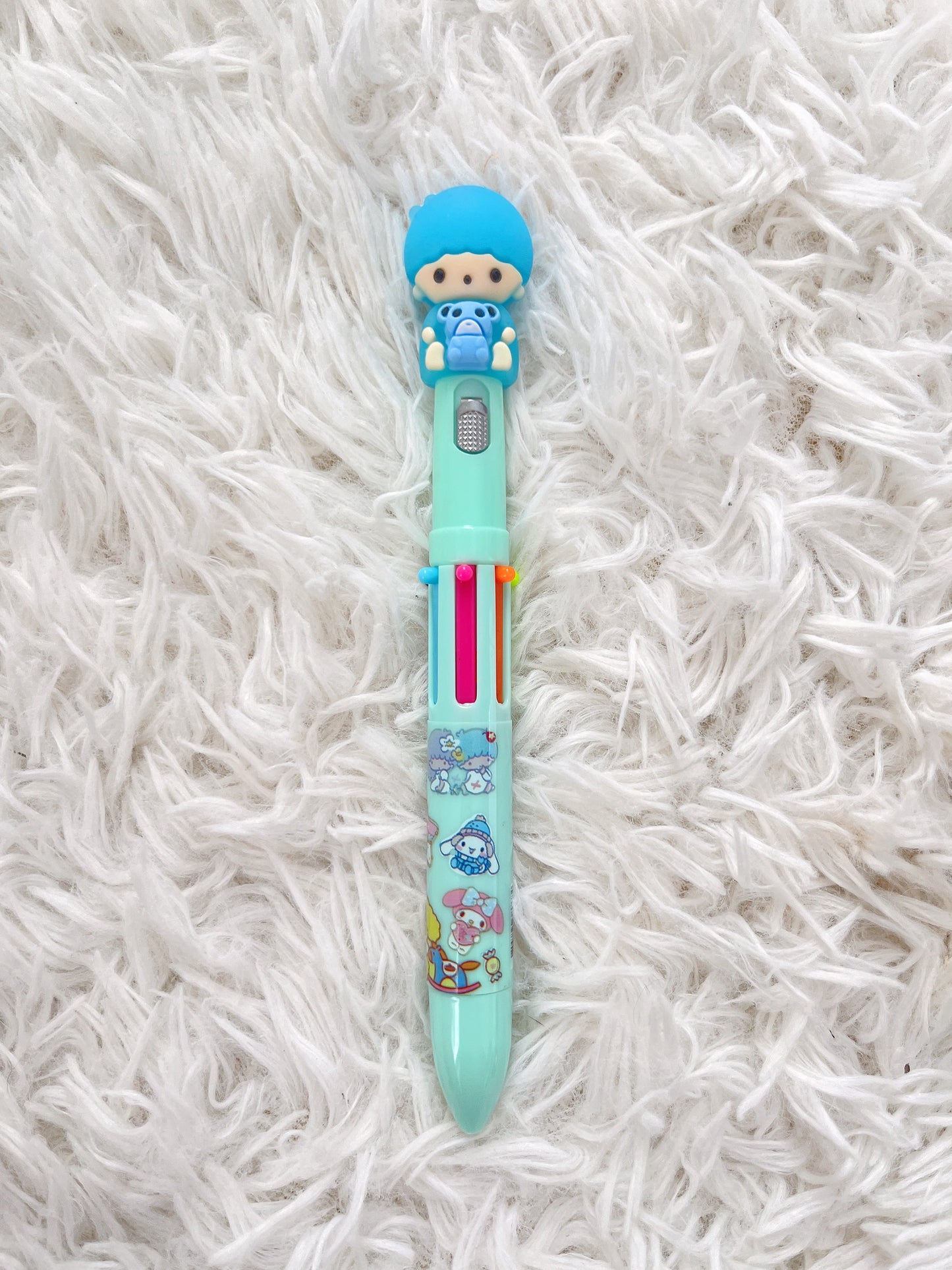 Cute/Kawaii Sanrio Characters 6 Color Light Pen, School Supply, Gift, Kuromi, Cinnamoroll, Pompompurin, My Melody, Kiki(Little Twin Star)