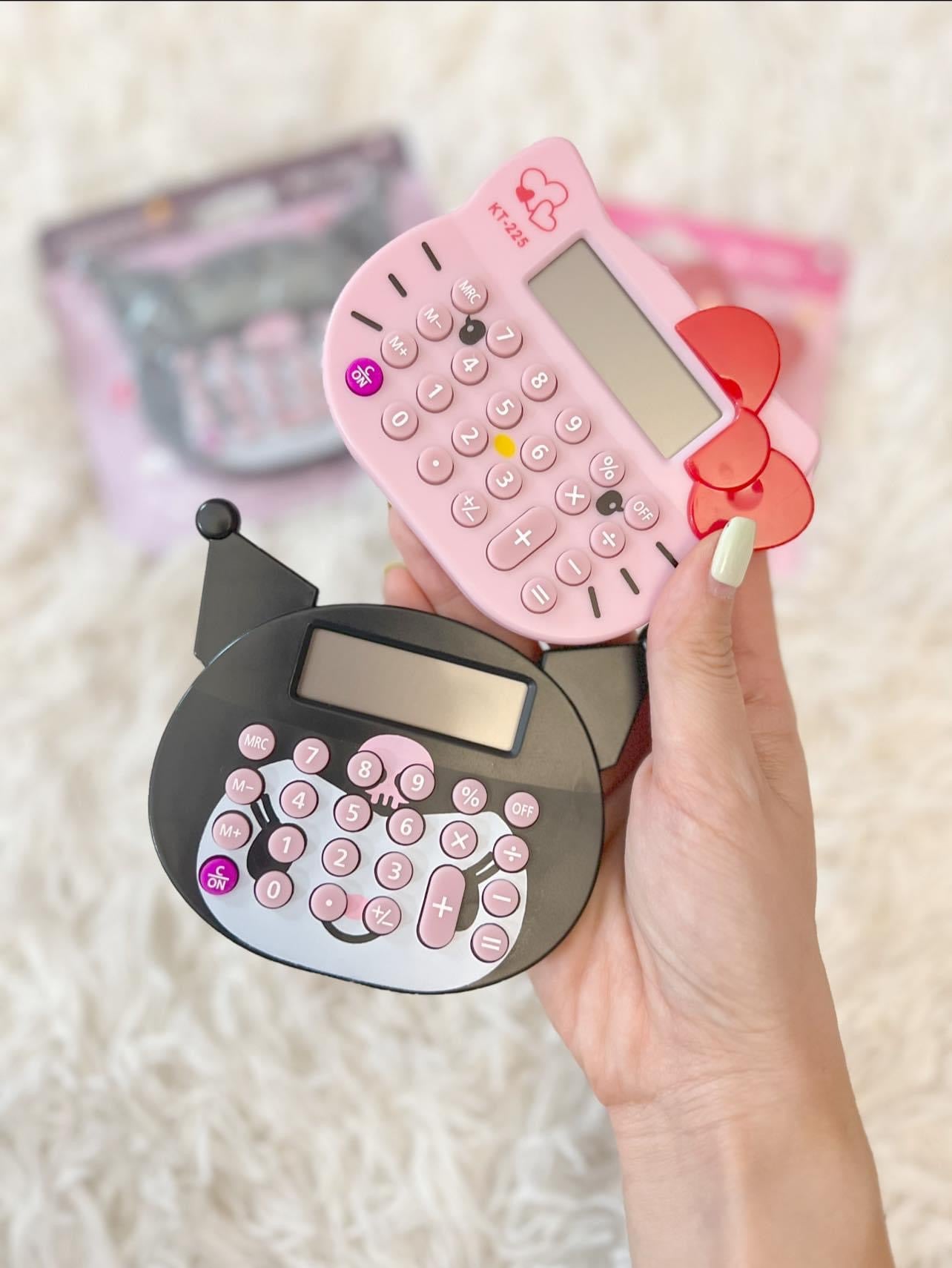 Cute 8-Digits Sanrio Character Calculator, Hello Kitty, Kuromi, Back to School, Gift for Kid, School Supply, Office Supply