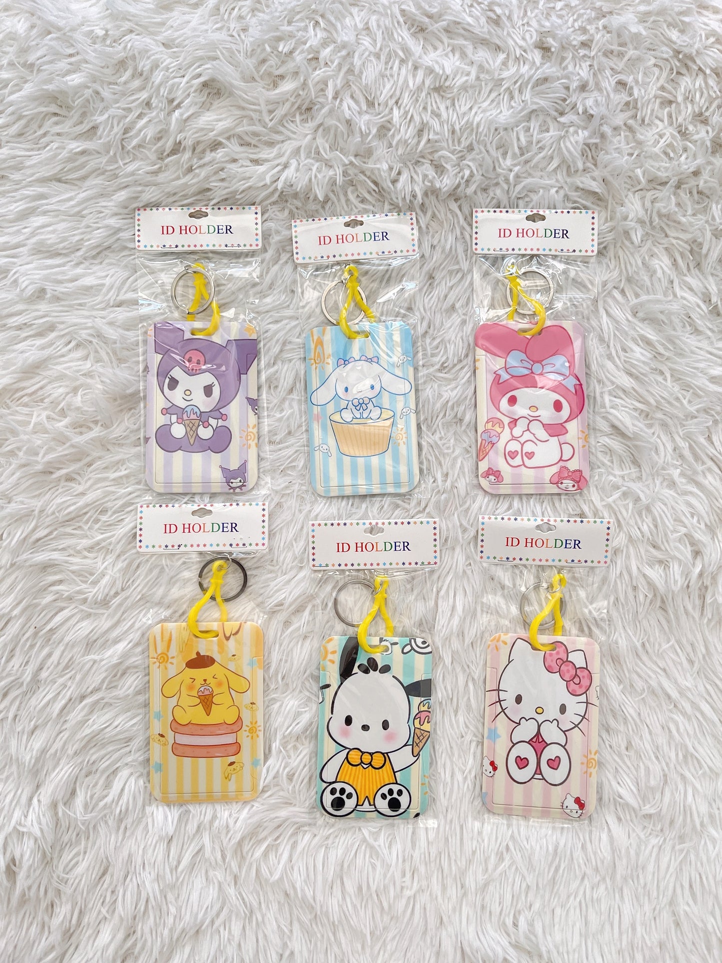 Cute Kawaii Sanrio Characters ID Tag, School Office Supply, Back to School, Gift for Kid, Key Chain