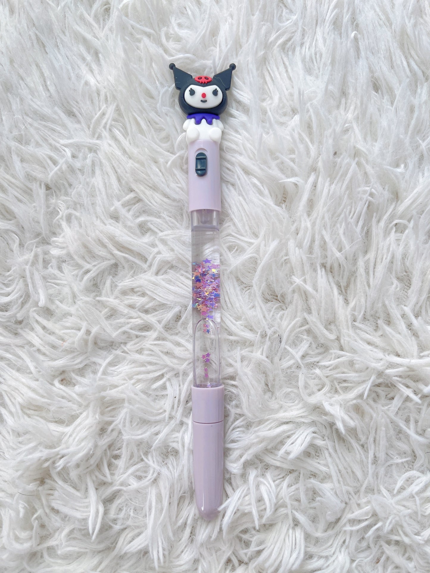 Cute/Kawaii Sanrio Characters Gel Pen with Light and Water Tank with Star 0.38mm, School Supply, Hello Kitty, Kuromi, Cinnamoroll, My Melody