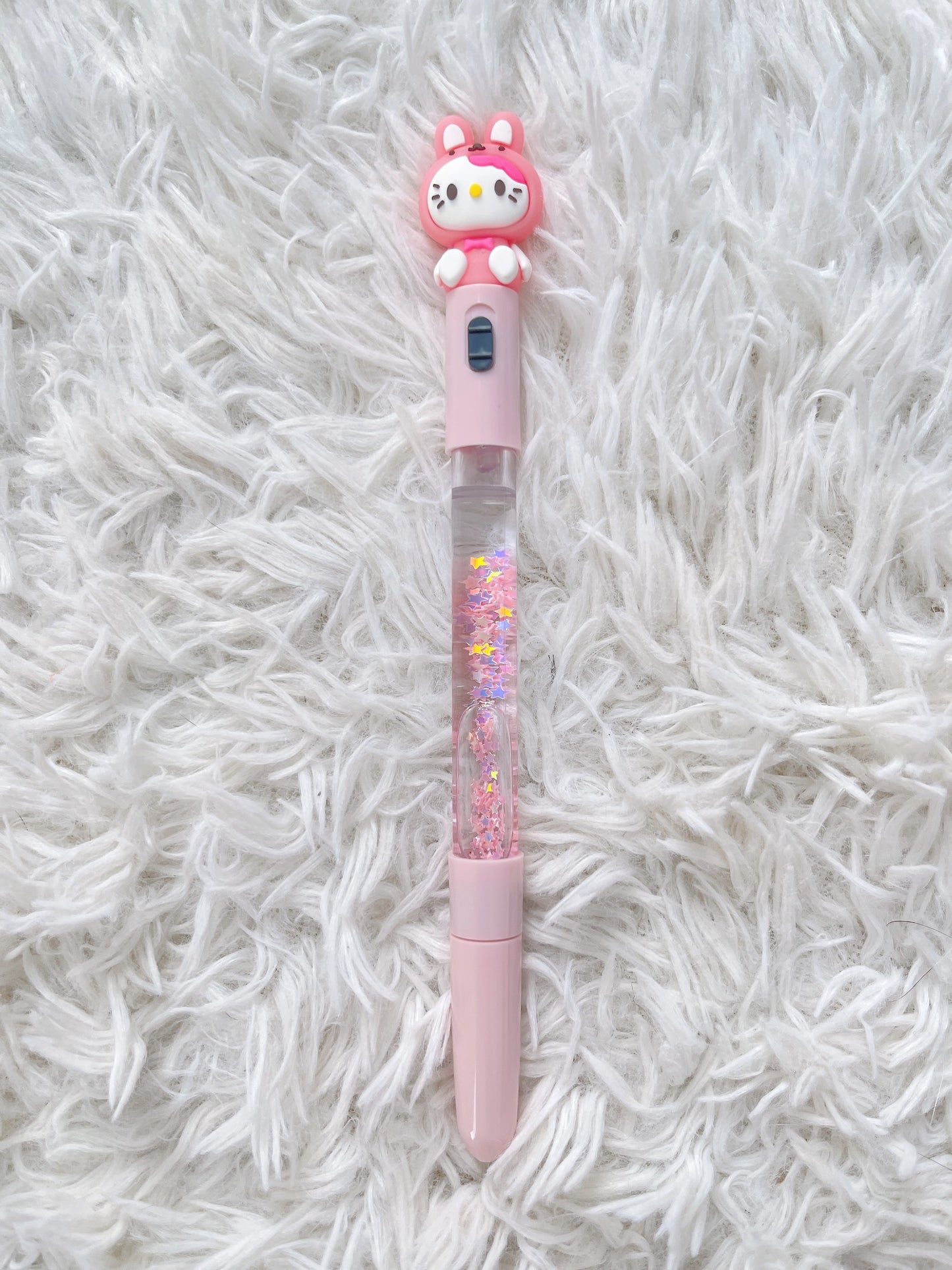 Cute/Kawaii Sanrio Characters Gel Pen with Light and Water Tank with Star 0.38mm, School Supply, Hello Kitty, Kuromi, Cinnamoroll, My Melody