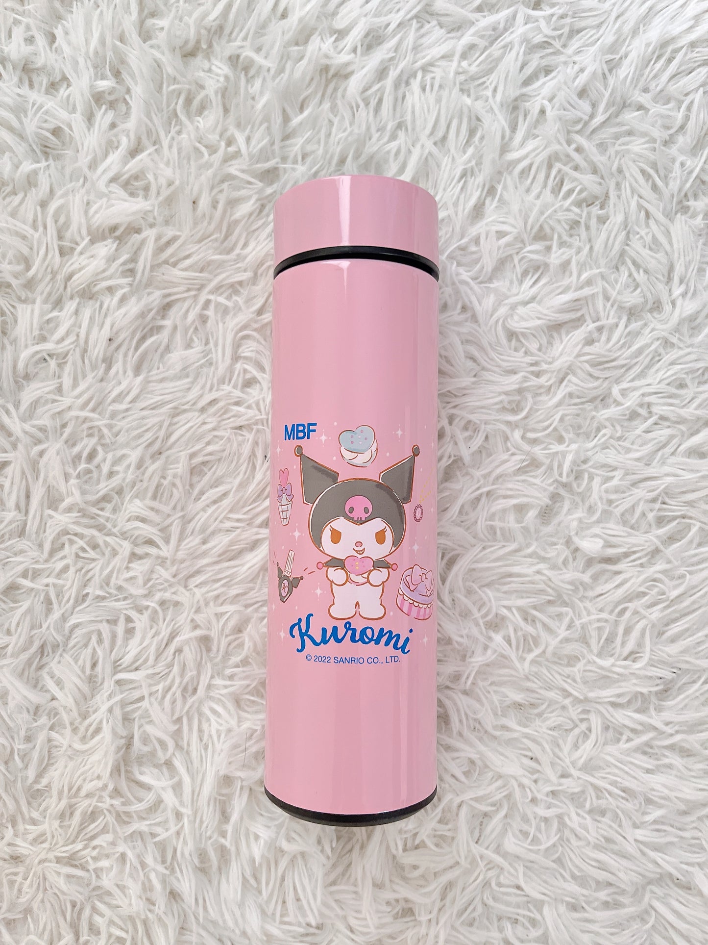 Sanrio Smart Water Bottles with Digital Temperature Display. Tea Infuser Bottle LED Thermal Cup Double Walled Water Bottle Stainless Steel Smart Mug Water Flask Leak Proof Mug - 500ml