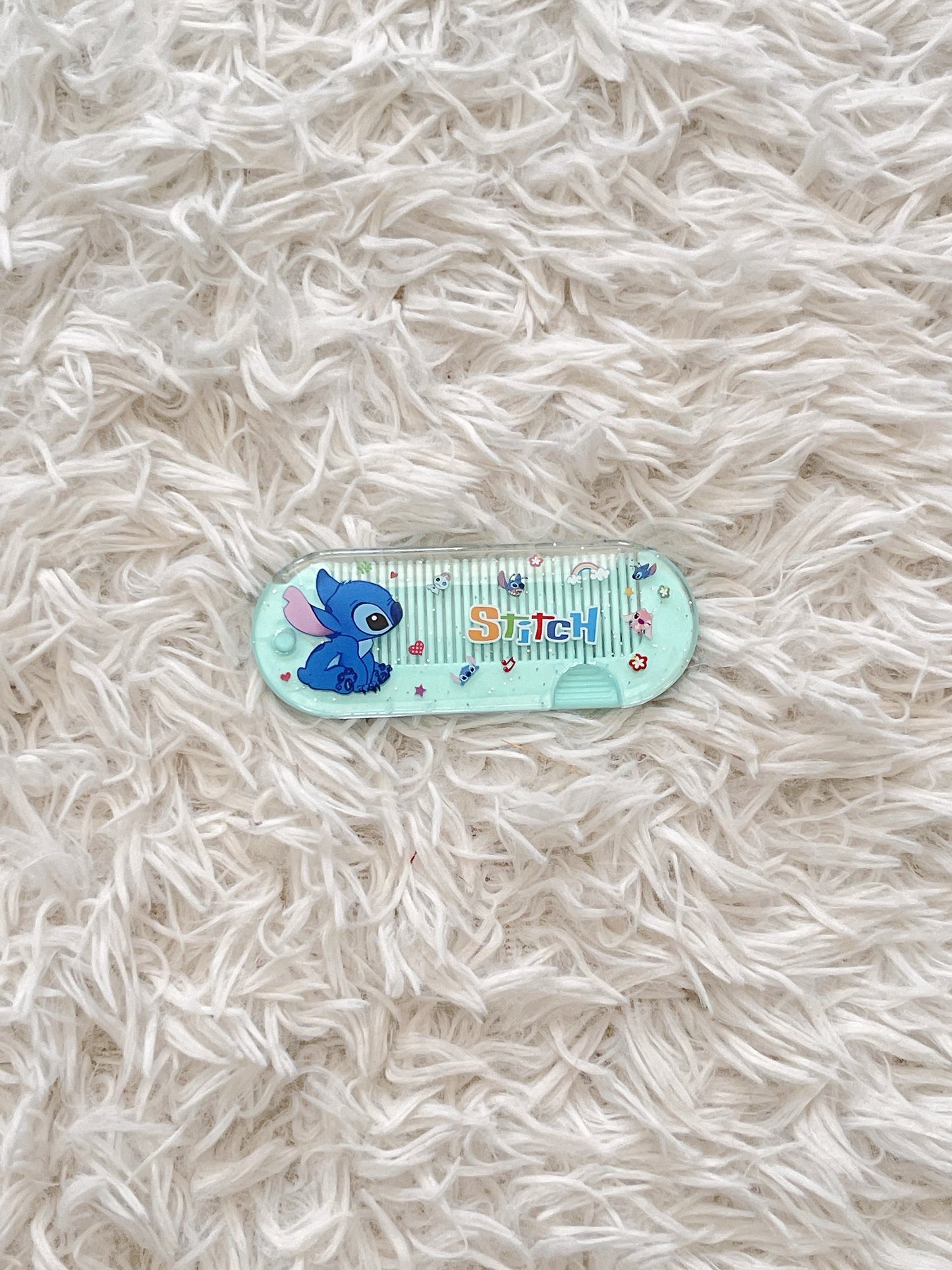 Cute Kawaii Sanrio/Stitch Characters Comb Travel Comb Mini Comb Back To School For Kids For Girls