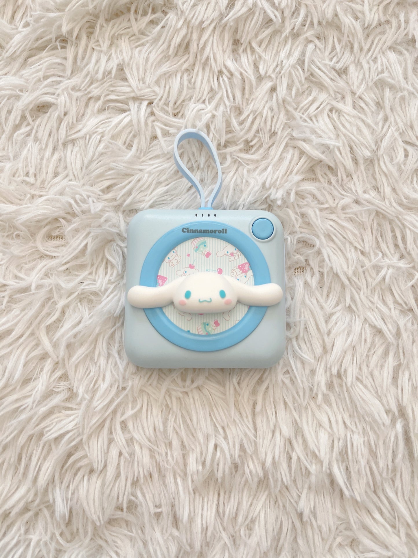 Cute Mini Power Bank 20000mAh with Attched Cables for IOS/Android Sanrio Hello Kitty Cinnamoroll