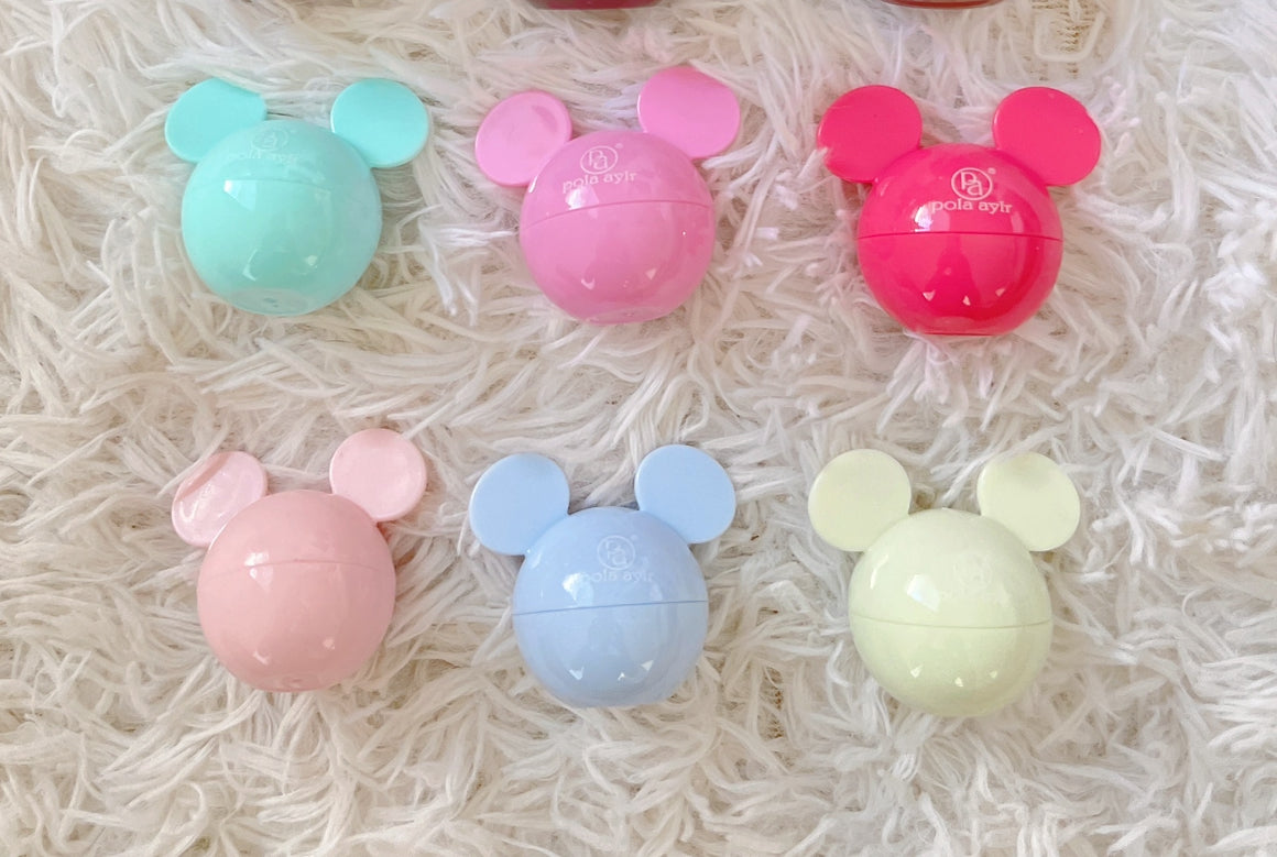 Cute M. Mouse Head Lip Balm, Cute Cartoon Lip Balm, Mickey Lip Balm, Moisturizing Lip Balm - 1oz