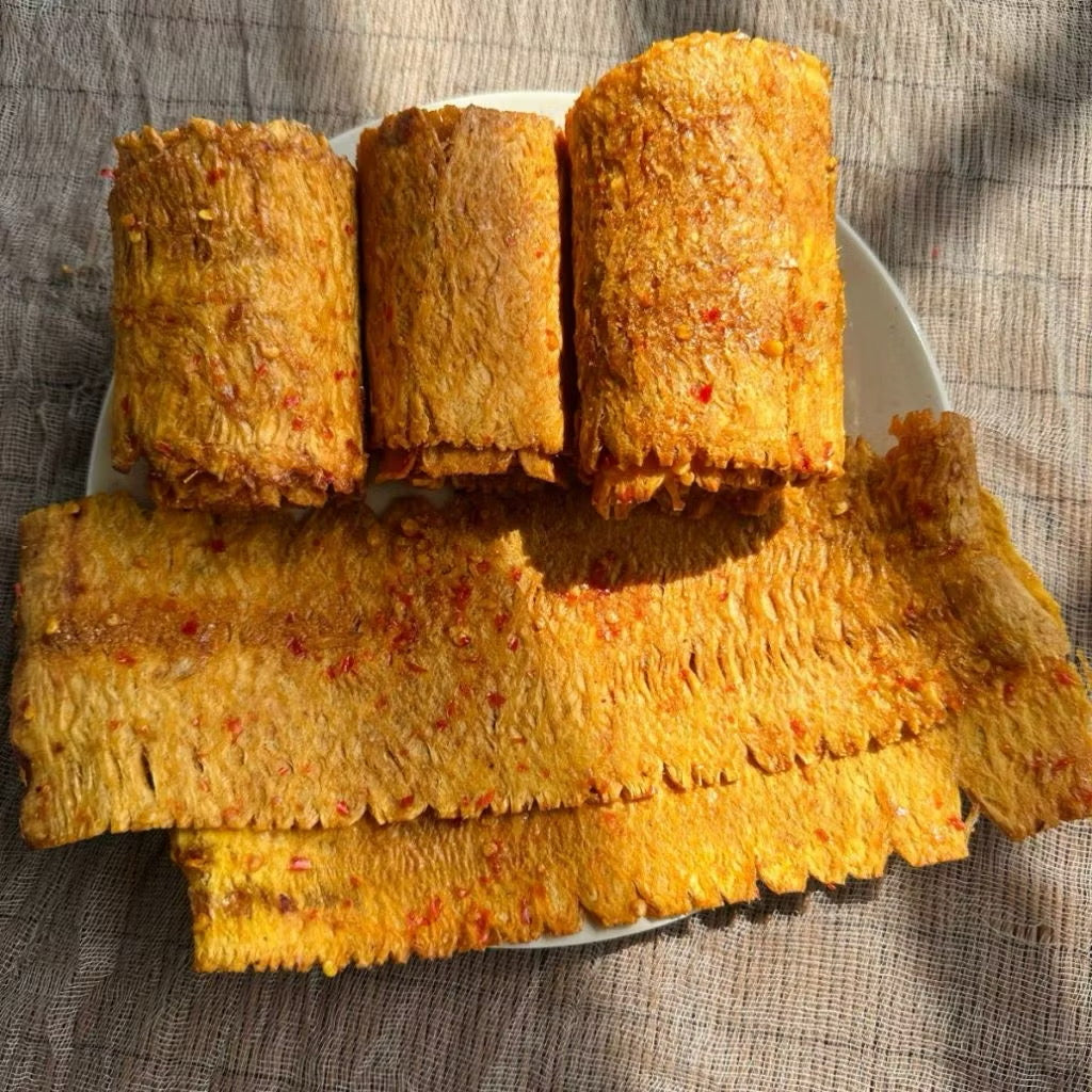 Vietnamese Flavored Dried Squid Sheets 300gram | Mực Cán Tẩm Vị Ăn Vặt